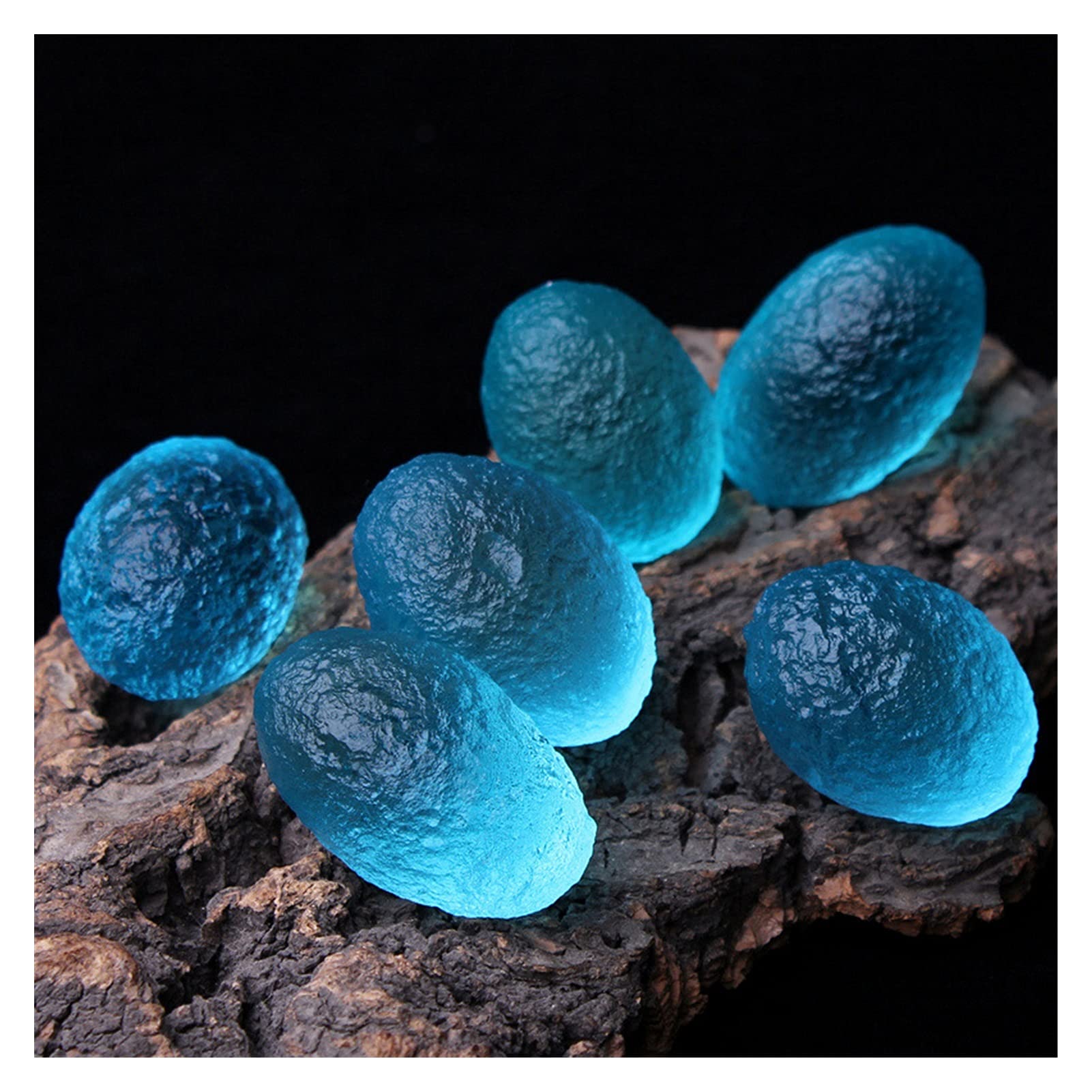 Amazon.co.jp: 石と水晶 51-55G自然な青い隕石のオリジナルの石の